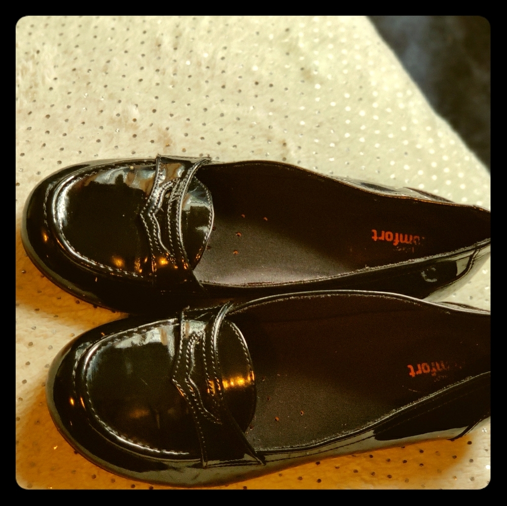 Safety Step w/Dr. Scholl's 6.5 black penny loafer